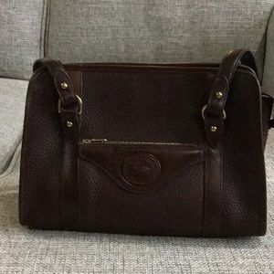 Downey and Bourke chocolate brown shoulder bag